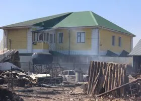 В Кургане наряду с храмом уцелел дом авторитета