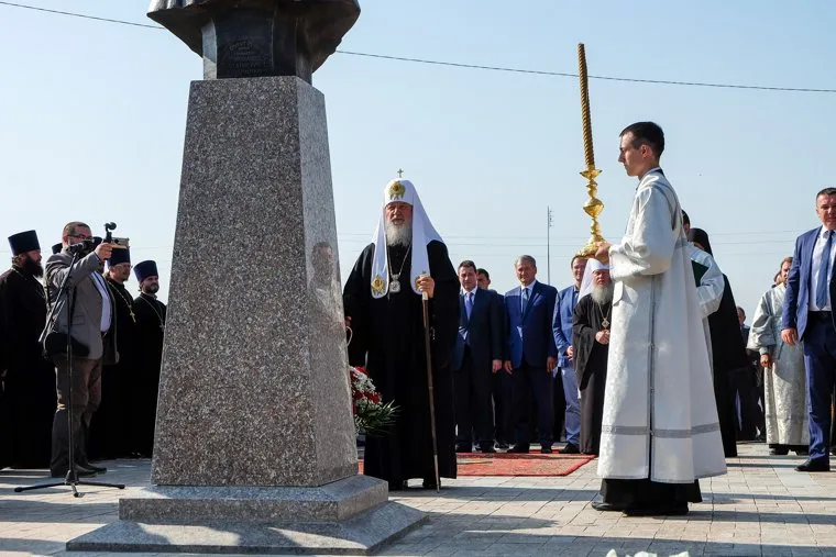 Визит Патриарха Кирилла в село Батурино. Курганская область, православие, патриарх