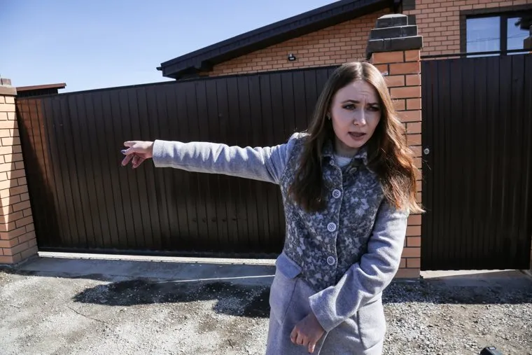 Житель села Гусево построивший дорогу. Тюмень. с. Гусево