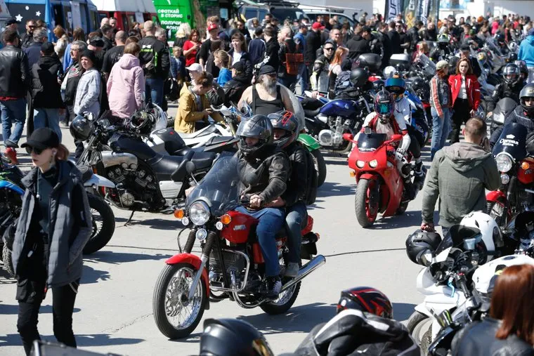 Открытие сезона байкеров. Екатеринбург