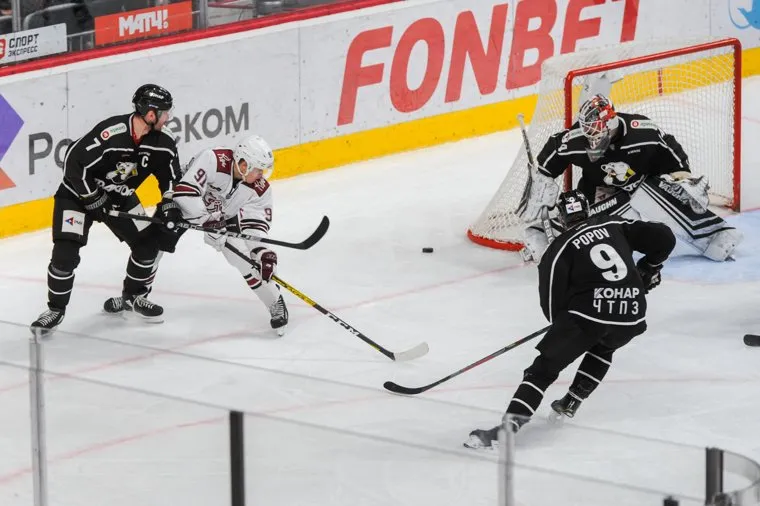 Хоккейный матч Трактор - Динамо(Рига). Челябинск