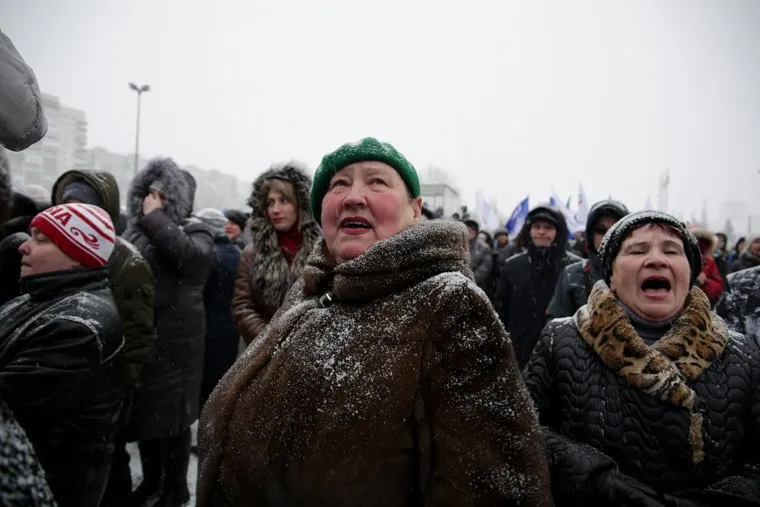 Концерт в честь годовщины воссоединения Крыма и Севастополя с Россией. Пермь