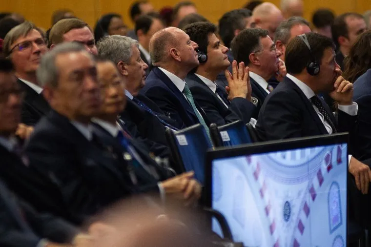 Голосование за город проведения «ЭКСПО-2025» в Международном бюро выставок. Франция, Париж 