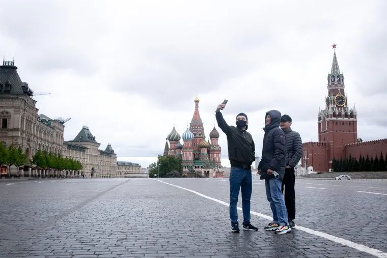 Москва во время объявленного режима самоизоляции. Москва