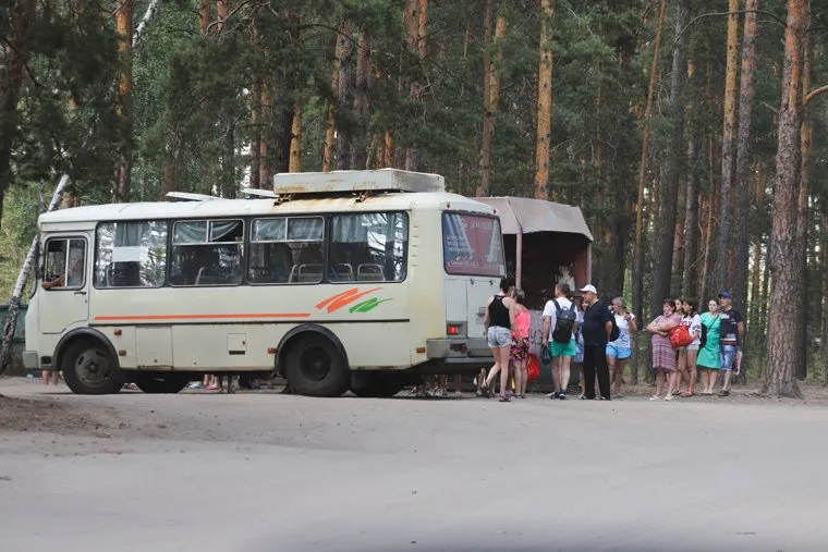Пляж "Голубые озера". Курган