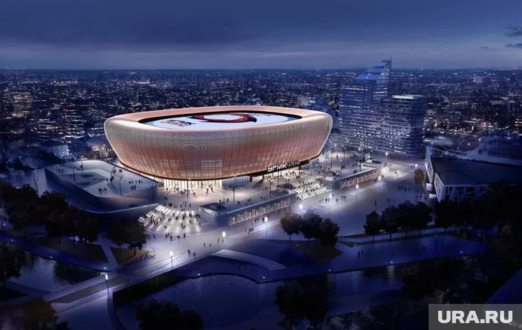 В ледовую арену инвестируют 1,5 млрд рублей (рендер объекта)