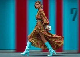 Яркий цвет и юбка мини: Лисовец рассказал, как правильно носить сапоги-трубы