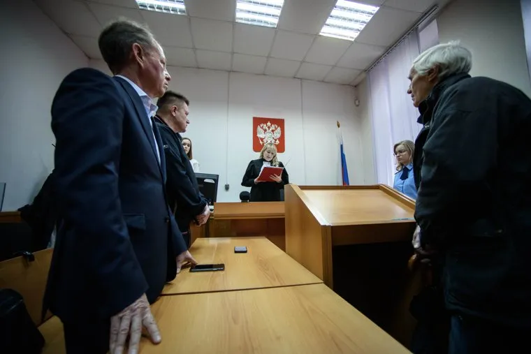 Оглашение приговора Евгению Тетерину. Екатеринбург