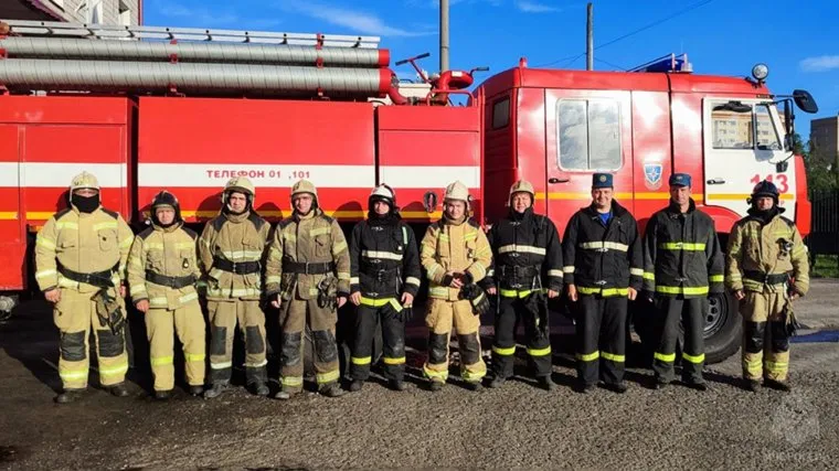 В Кунгуре Пермского края пожарные спасли из огня горожанина