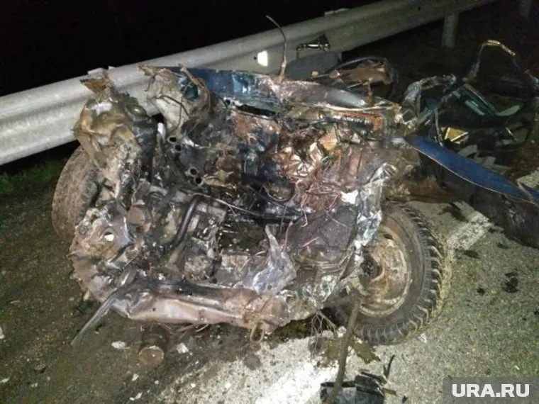 Авто виновника превратилось в груду искореженного металла