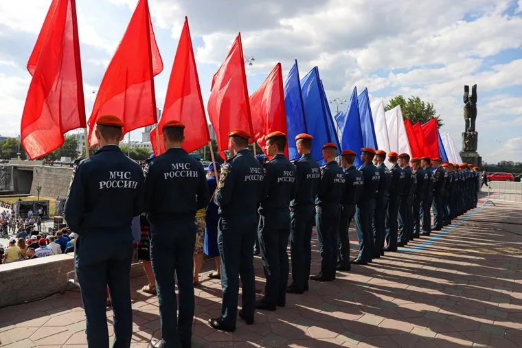 Репетиция ко Дню России. Екатеринбург