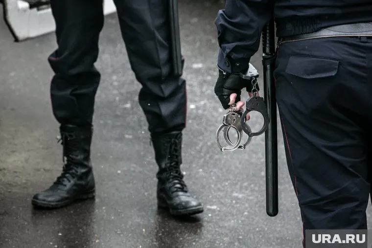 Сотрудников полиции встретили в Кургане после возвращения с Кавказа (архивное фото)
