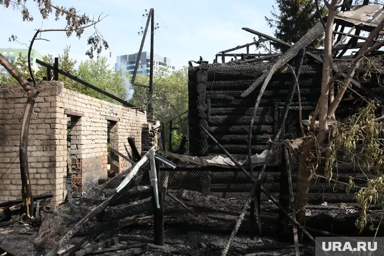 На пепелище спасатели обнаружили труп садовода (фото из архива)
