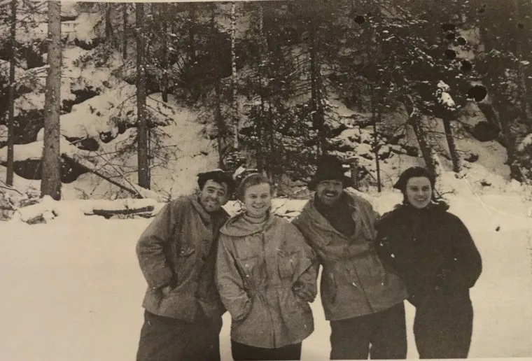 Фото группы Дятлова с пленки дятловцев