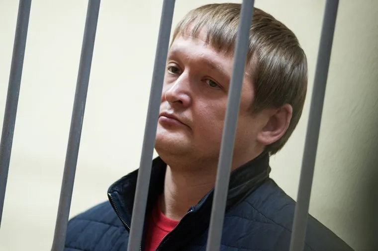Судебное заседание по делу начальника ОЭБиПК УВД города Екатеринбурга Эдуарда Воронина. Екатеринбург