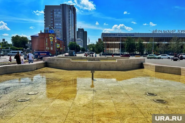 Жительница Кургана недовольна отсутствием воды в фонтанах