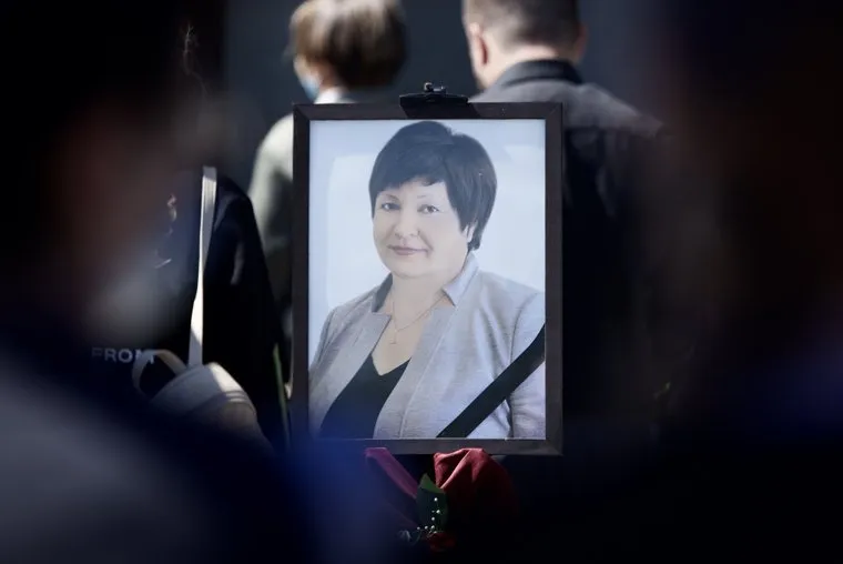 Похороны Елены Дерягиной. Екатеринбург 