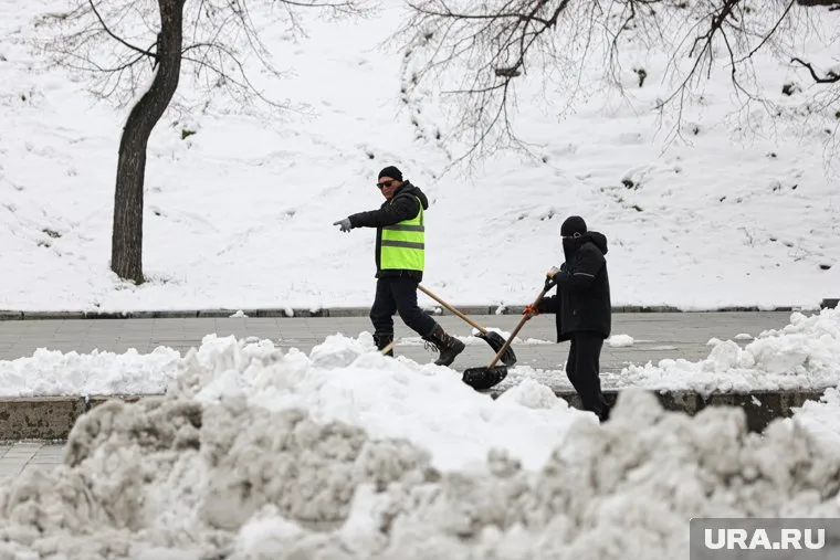 В Салехарде и Лабытнанги ликвидируют последствия метели