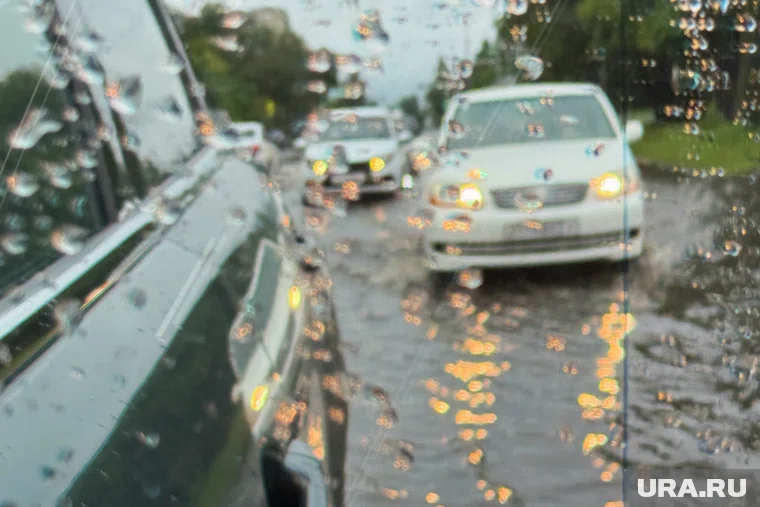 В Кургане выпало рекордное количество осадков за два дня