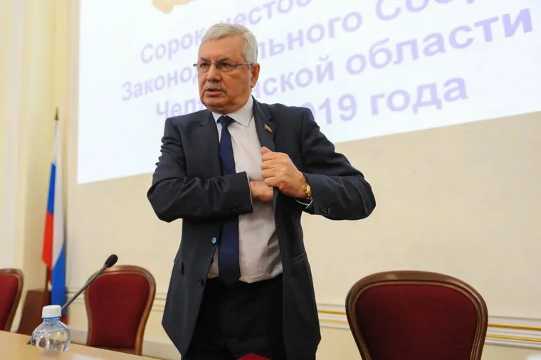 Отчет Алексея Текслера в Законодательном собрании Челябинской области перед депутатами. Челябинск