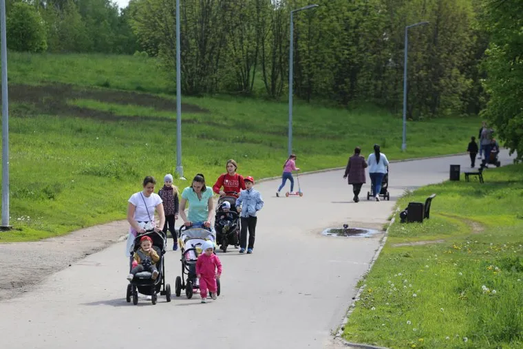 Спальные районы Москвы во время периода самоизоляции. Москва