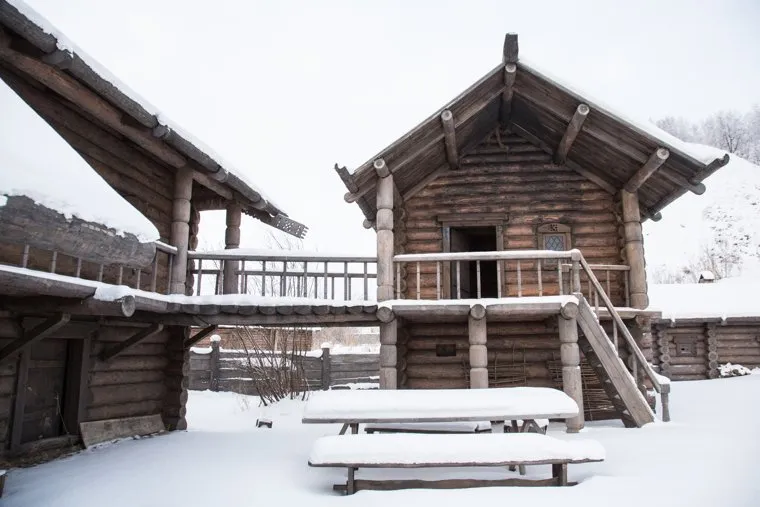 Посад сибирских старожилов и виды города. Тобольск, Посад сибирских старожилов