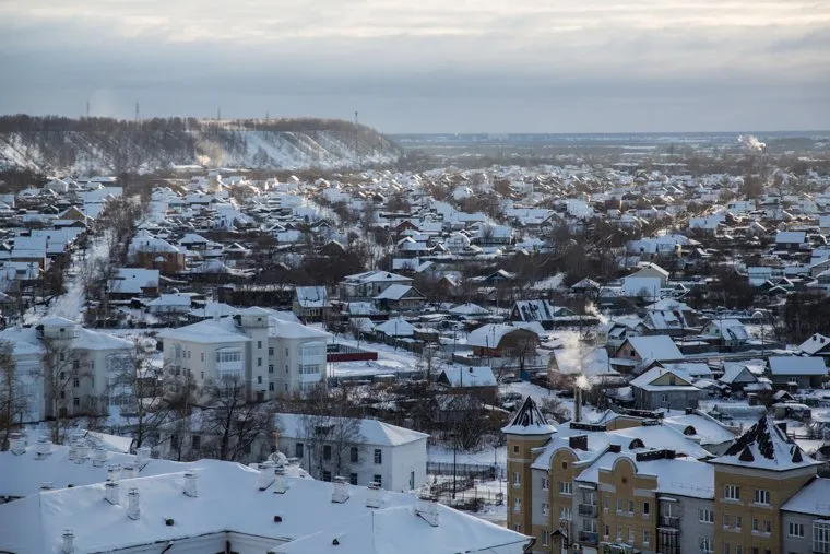 Посад сибирских старожилов и виды города. Тобольск, тобольск