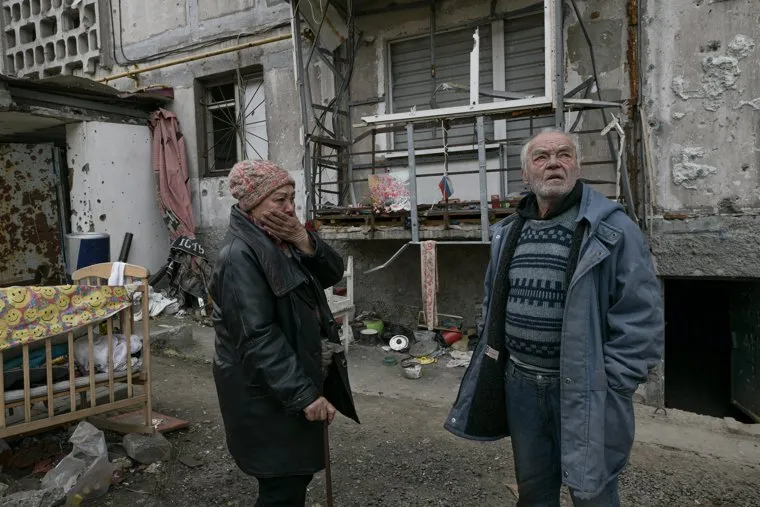 Проспект Металлургов. Мариуполь