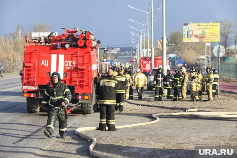В Курганской области бушуют пожары
