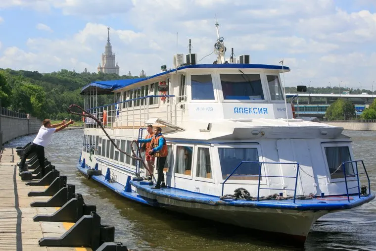 Виды Москвы. Воробьевы горы, Андреевская набережная
