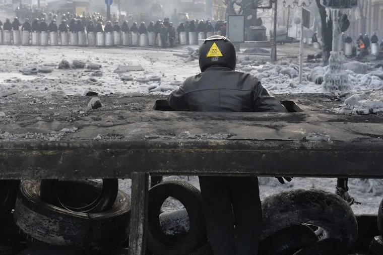 Евромайдан. Киев (Украина), беспорядки, майдан, оцепление, баррикады