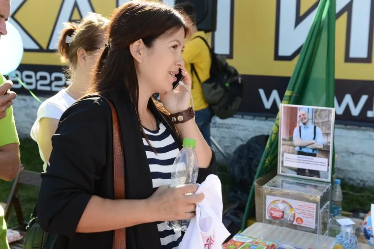 Акция фонда помощи онкобольным детям Искорка. Челябинск