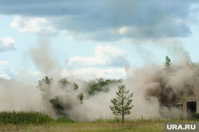 Возгорание произошло внутри охраняемой военной территории (архивное фото)