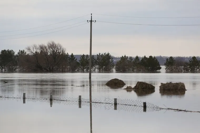 Огнево, паводок. Огнево