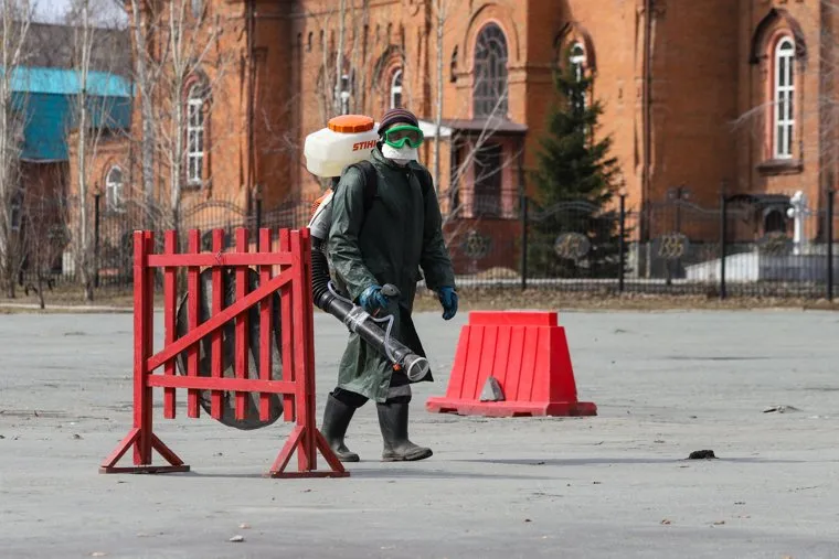 Город во время карантина. Курган