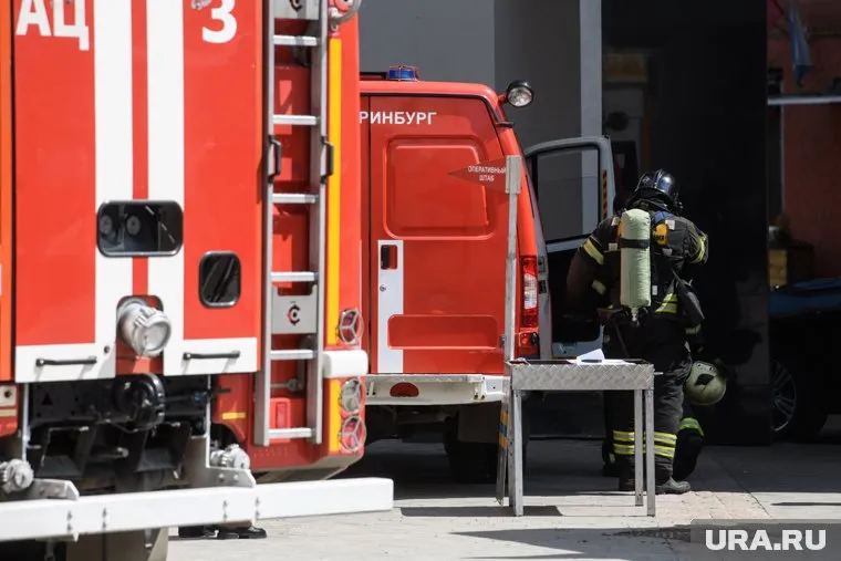 Мать спасла своего ребенка до прибытия пожарных