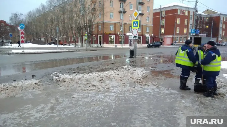 В Дзержинском районе Перми поврежден водовод (архивное фото)
