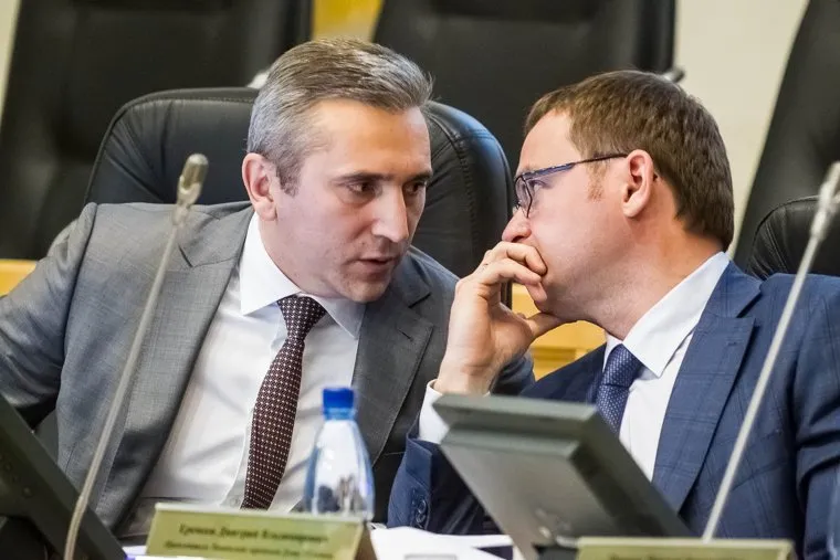 Заседание тюменской городской думы. Отчет сити-менеджера. Июнь 2014. Тюмень, еремеев дмитрий, моор александр