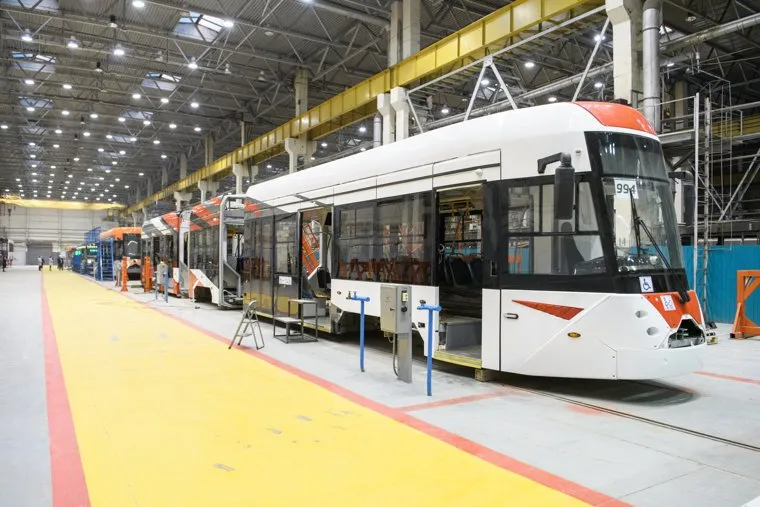 Ретро-трамвай Уралтрансмаша. Екатеринбург