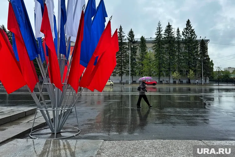 Курган залило дождями в начале осени