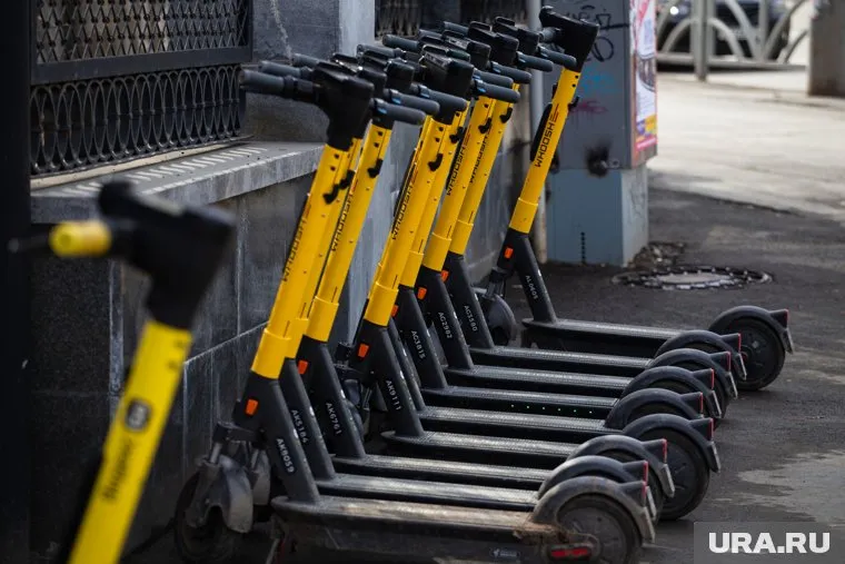 Электросамокаты запретили размещать на клумбах и в парковых зонах