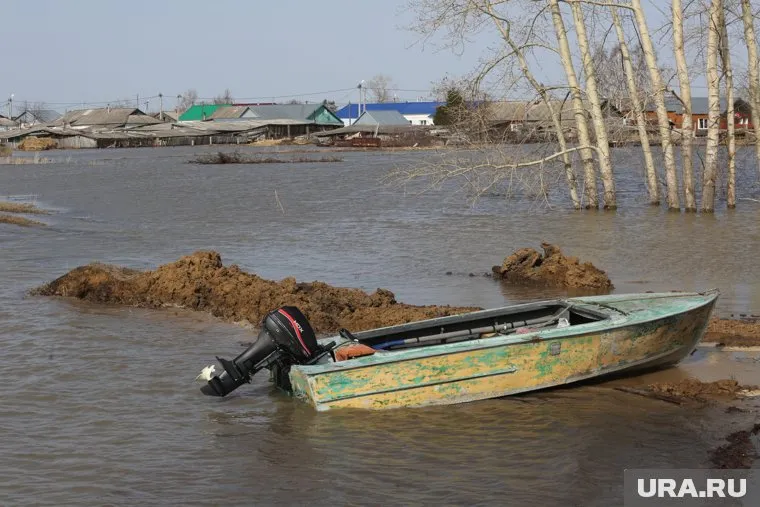 В Казанском районе уровень воды пошел на спад