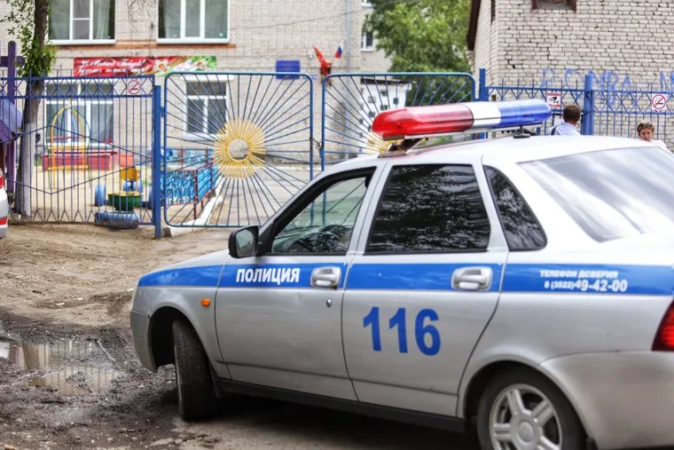 Эвакуация детей из детского сада. Курган