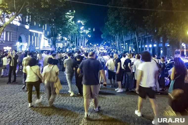 НА протестах в Грузии начались задержания