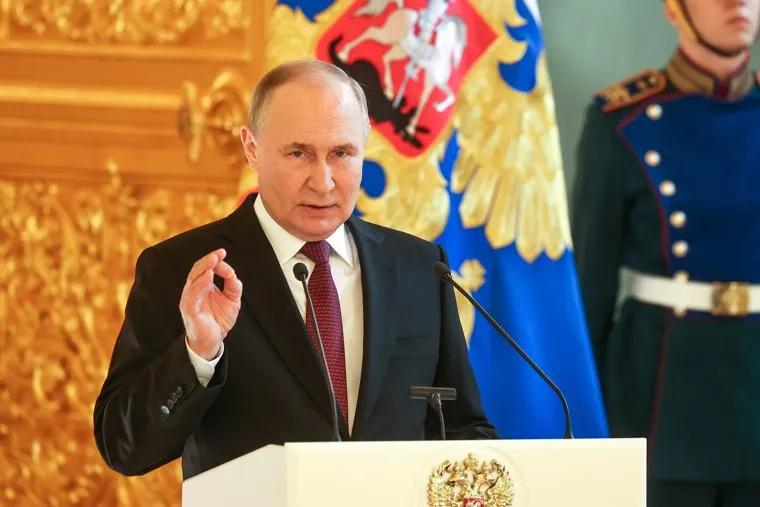 Президент России Владимир Путин на встрече с доверенными лицами. Москва