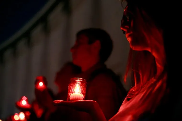 Акция "Помни" в день скорби и печали 22 июня на Поклонной горе. Москва