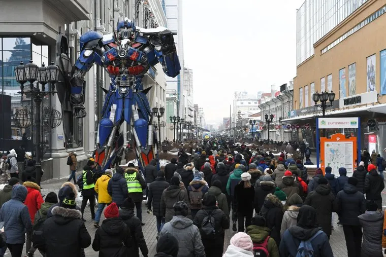 Несанкционированная акция в поддержку Алексея Навального. Екатеринбург