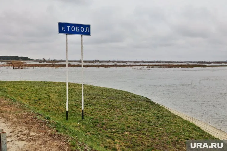 Уровень воды в Тоболе составил за сутки 886 сантиметров