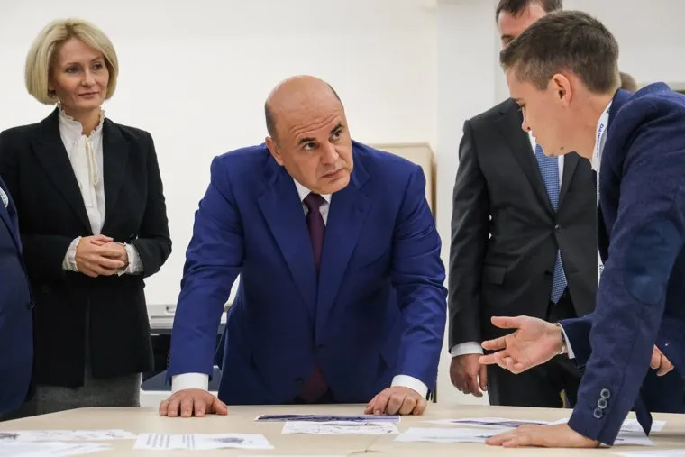 Михаил Мишустин посетил агропромышленную выставку "Золотая осень". Москва 