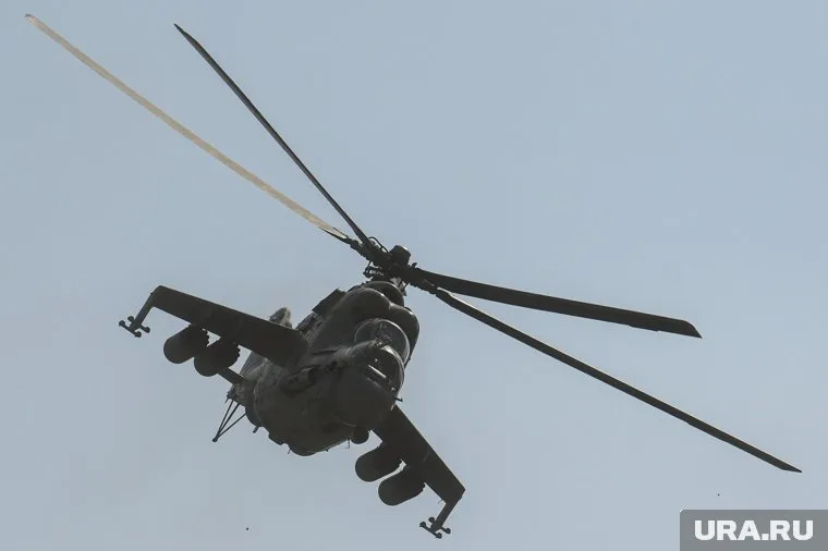 Передачу нескольких вертолетов «Ми-17» засняли на видео